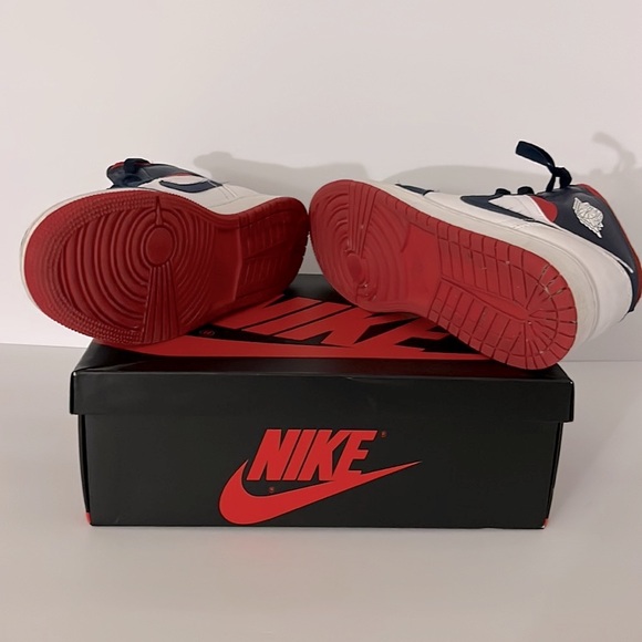 Jordan 1 White/Universal Red/Blue sz 5.5 - Picture 6 of 6